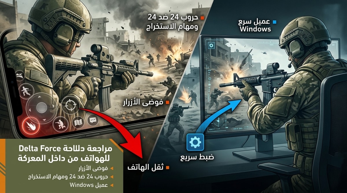 مراجعة Delta Force للهواتف من داخل المعركة
