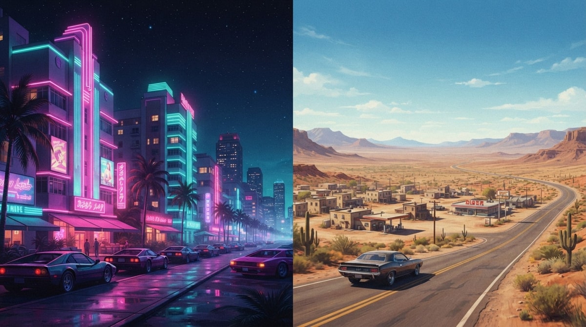 GTA Vice City أم GTA San Andreas: أيهما تناسبك؟